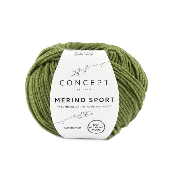 16 Merino Sport - light green