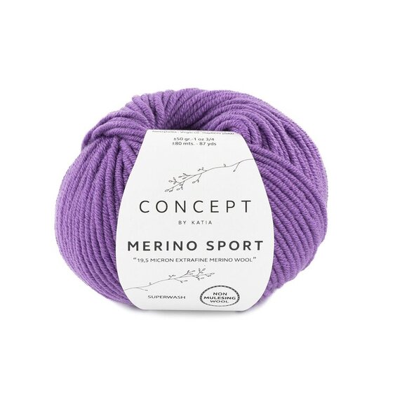 66 Merino Sport - lilac