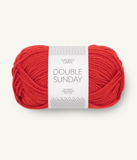 4018 Double Sunday - scarlet red