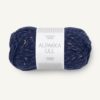 5585 Alpakka Ull - marineblå tweed