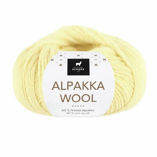 560 Alpakka Wool - lys gul