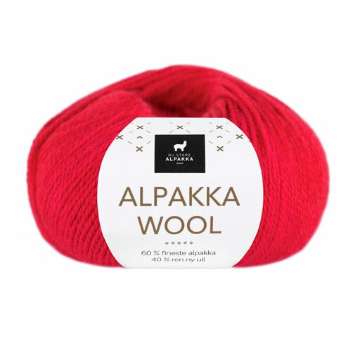 564 Alpakka Wool - klar rød