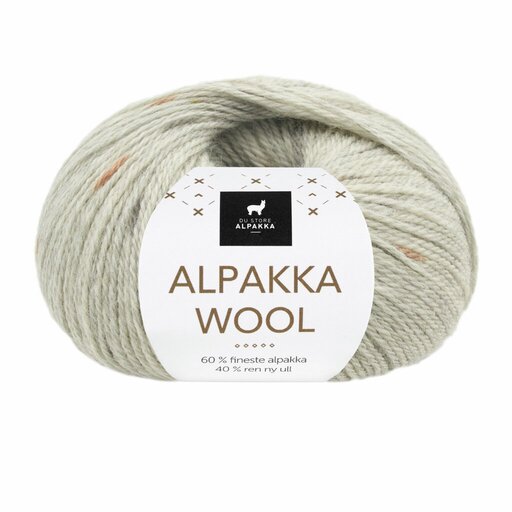 565 Alpakka Wool - grå/kamel print