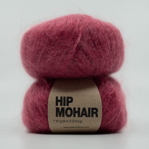 Hip Mohair - rhubarb