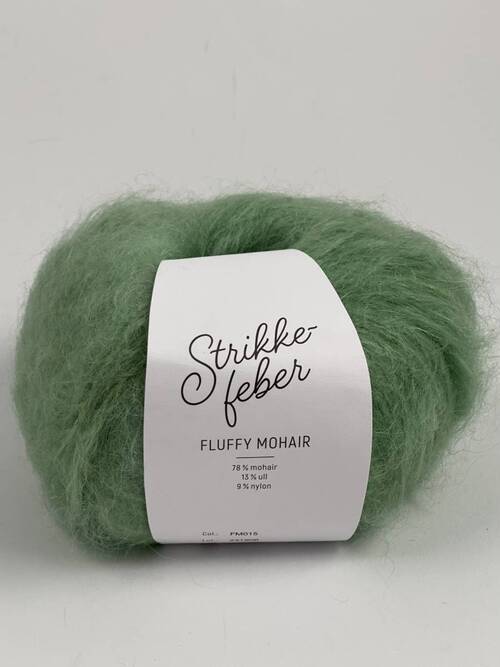 015 Fluffy Mohair - green tea