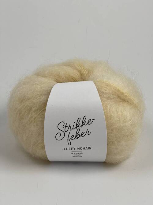 065 Fluffy Mohair - vanilje