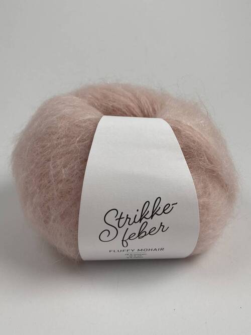 078 Fluffy Mohair - pudderrosa