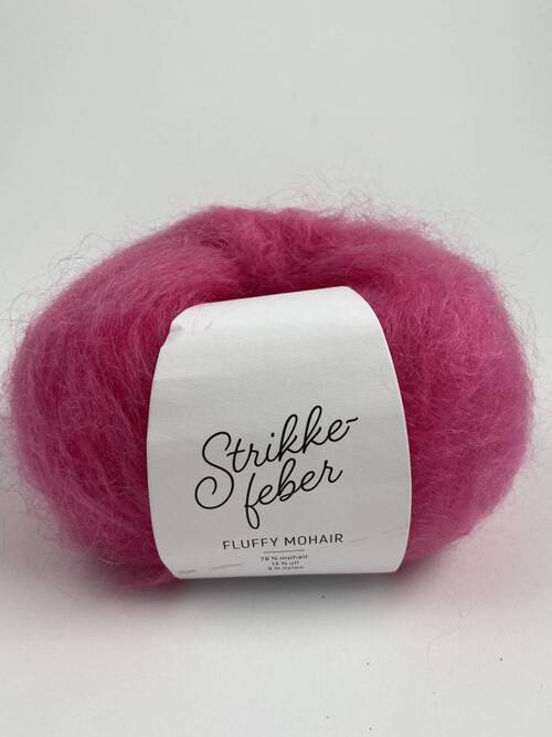 106 Fluffy Mohair - very pink