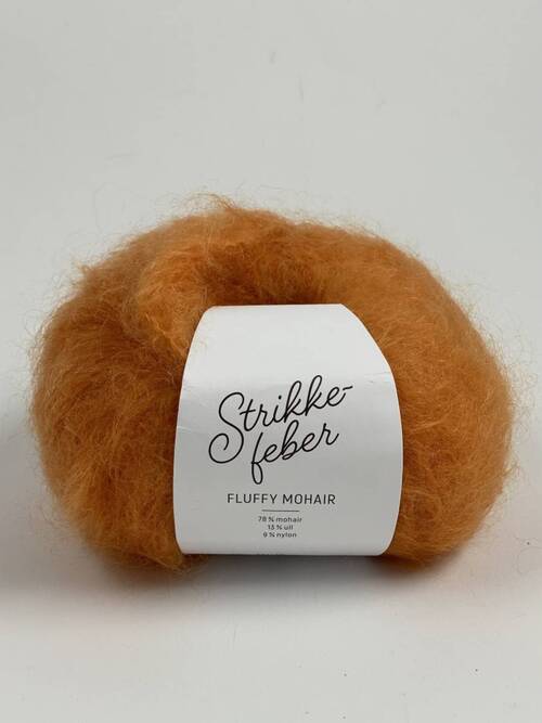 118 Fluffy Mohair - pumpkin orange