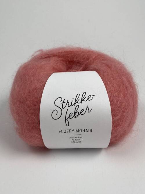 169 Fluffy Mohair - peach pink