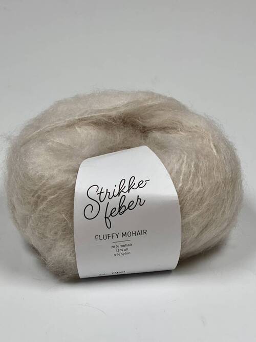 304 Fluffy Mohair - kitt