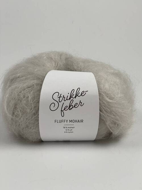 500 Fluffy Mohair - smoke