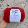 664 Fluffy Mohair - poppy red