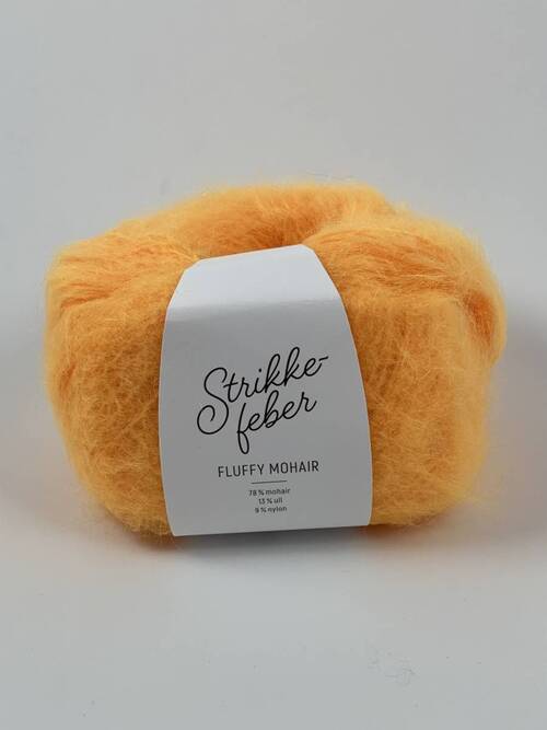 804 Fluffy Mohair - neonorange