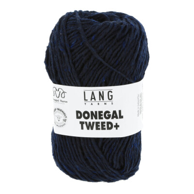 25 Donegal Tweed + - navy