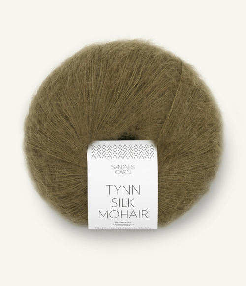 9873 Tynn Silk Mohair - dark olive