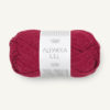 4255 Alpakka Ull - rumba red