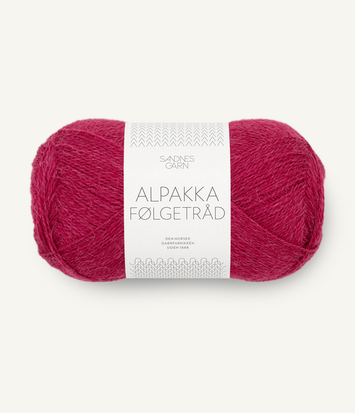 4255 Alpakka følgetråd - rumba red