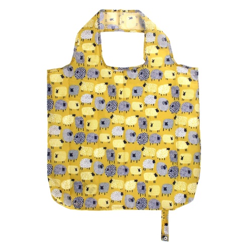 Roll-up bag, dotty sheep