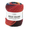 208 Mille Colori Socks & Lace Luxe - blue/green/red