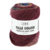 214 Mille Colori Socks & Lace Luxe - navy/lilac/brown