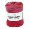 217 Mille Colori Socks & Lace Luxe - red/dark red/lilac