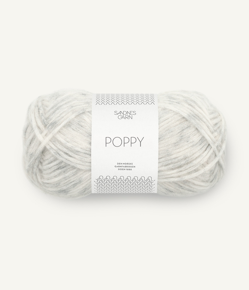 1021 Poppy - lys gråmelert