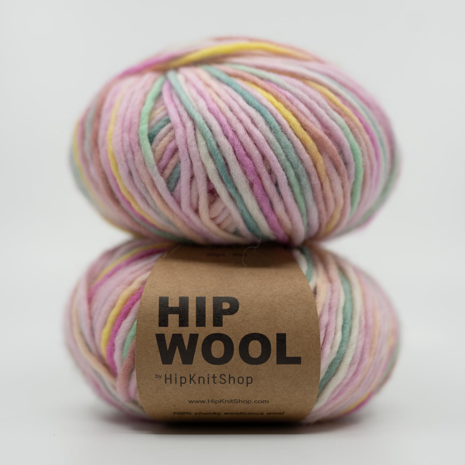 Hip Wool - rainbow mix