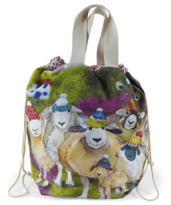 Bucket bag m/snøring - happy sheep