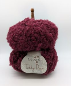 470 Teddy Dear - dark cherry