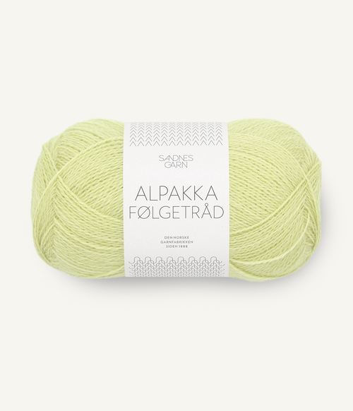 9523 Alpakka følgetråd - lime punch