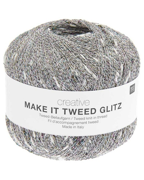 001 Creative Make it Tweed Glitz - ecru