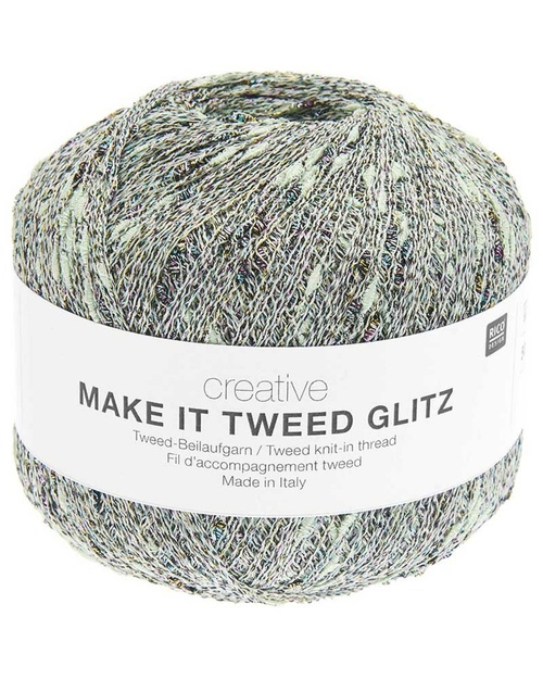 005 Creative Make it Tweed Glitz - mint