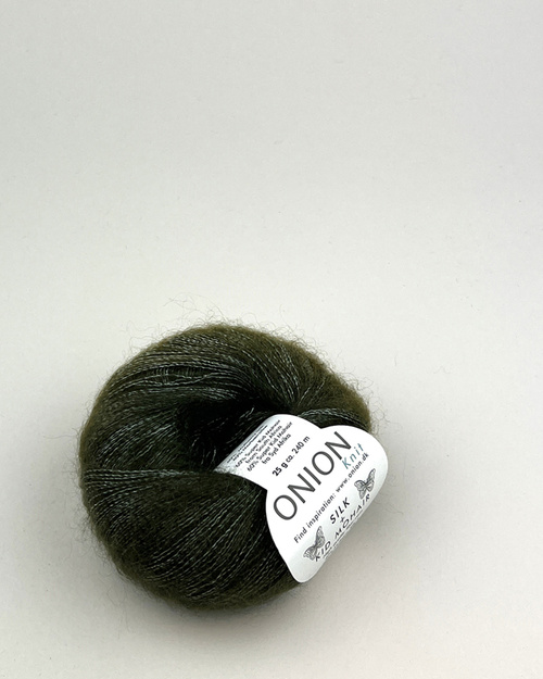 3007 Silk + Kid Mohair - olivengrønn