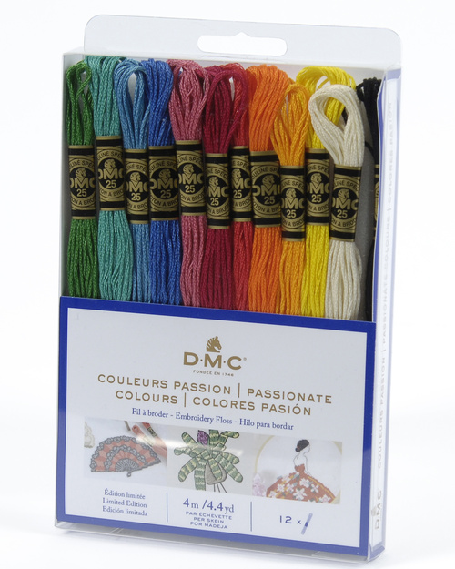Pakke m/moulinegarn 12 stk. - passionate colours