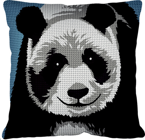 Panda, pute 40x40cm