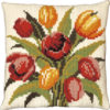 Tulipaner, pute 40x40cm