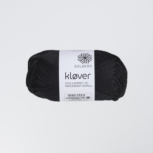 0100 Kløver - svart