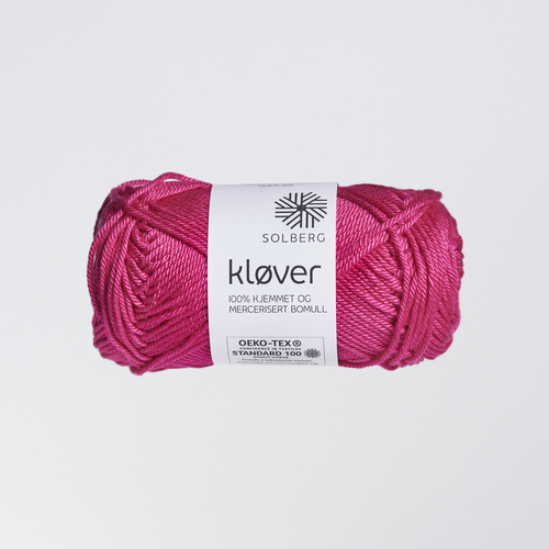4336 Kløver - mørk rosa