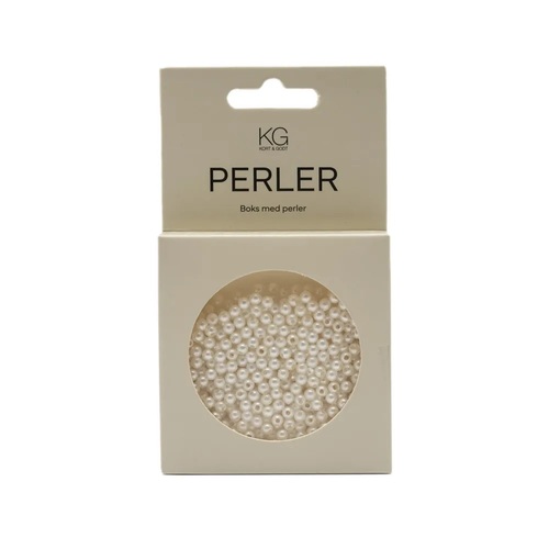 Perler 4mm, krem 30gram