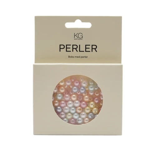 Perler 8mm, pastell 40gram