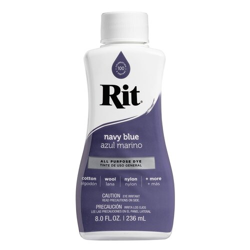 Rit flytende tekstilfarge 236ml, navy blue