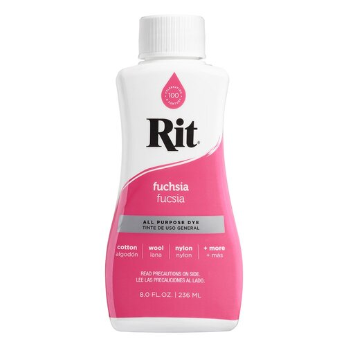 Rit flytende tekstilfarge 236ml, fuchsia