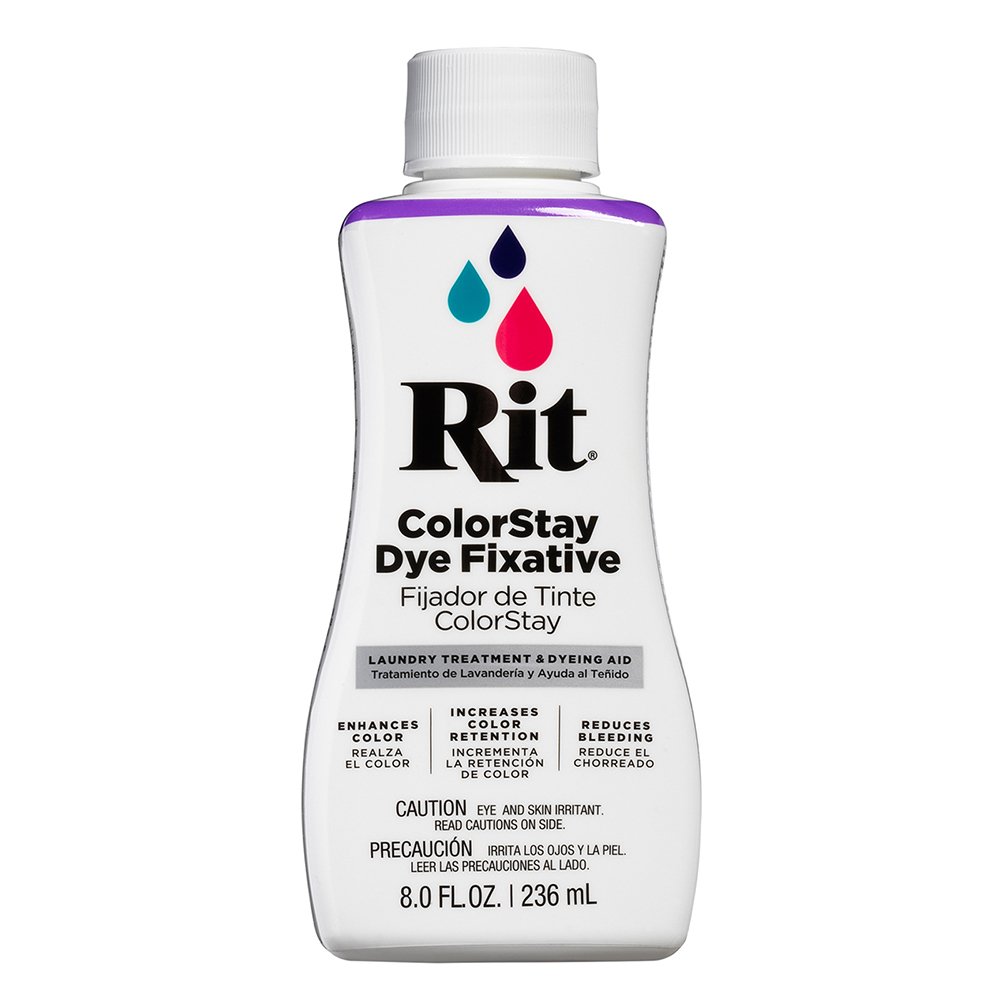 Rit flytende tekstilfarge 236ml, colorstay dye fixative