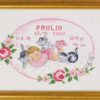 Dåpsbilde Paulin, bilde 29x19cm