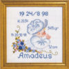 Dåpsbilde Amadeus, bilde 20x20cm