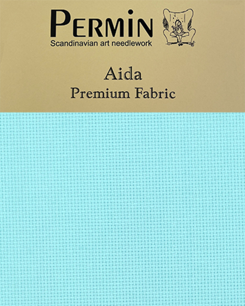 Aida 50x65cm 5,4 tr/cm - aqua