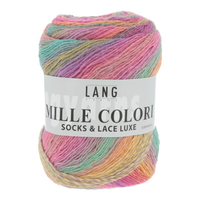0053 Mille Colori Socks & Lace Luxe - rosa/mint/gul