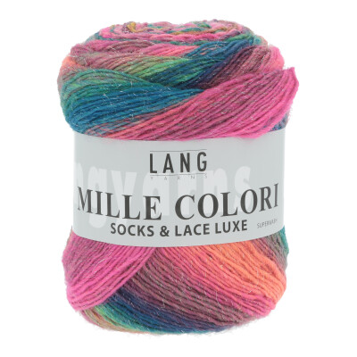 0050 Mille Colori Socks & Lace Luxe - rosa/blå