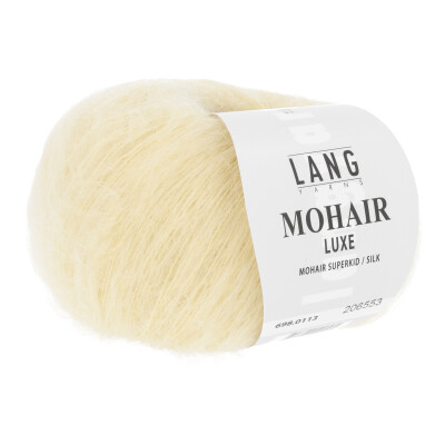 0113 Mohair Luxe - light yellow
